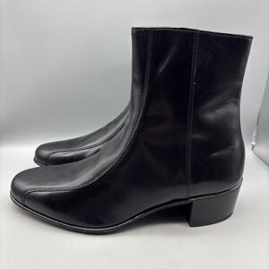Florsheim Duke Boots Men’s 10.5 3E Side Zip Ankle 17087-01 Black